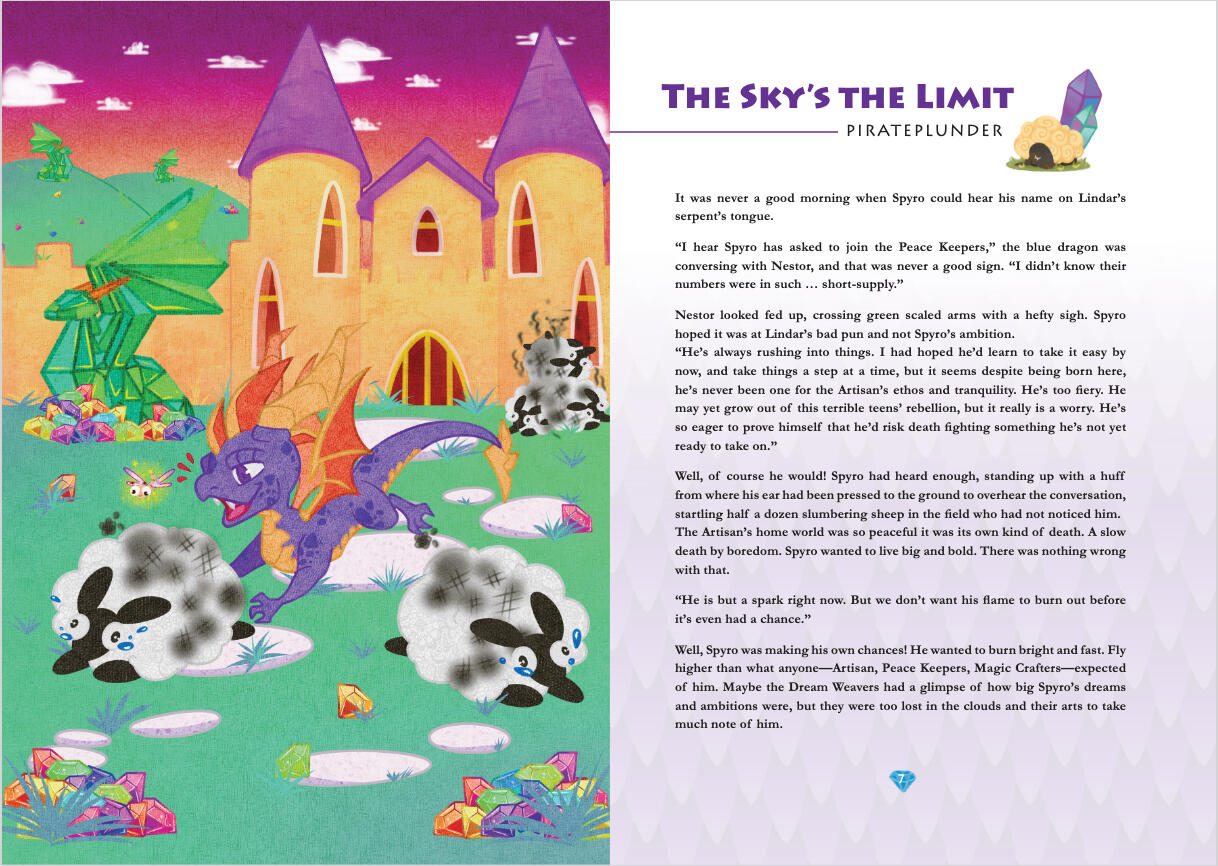 Spyro 25th Anniversary Zine - Formatting